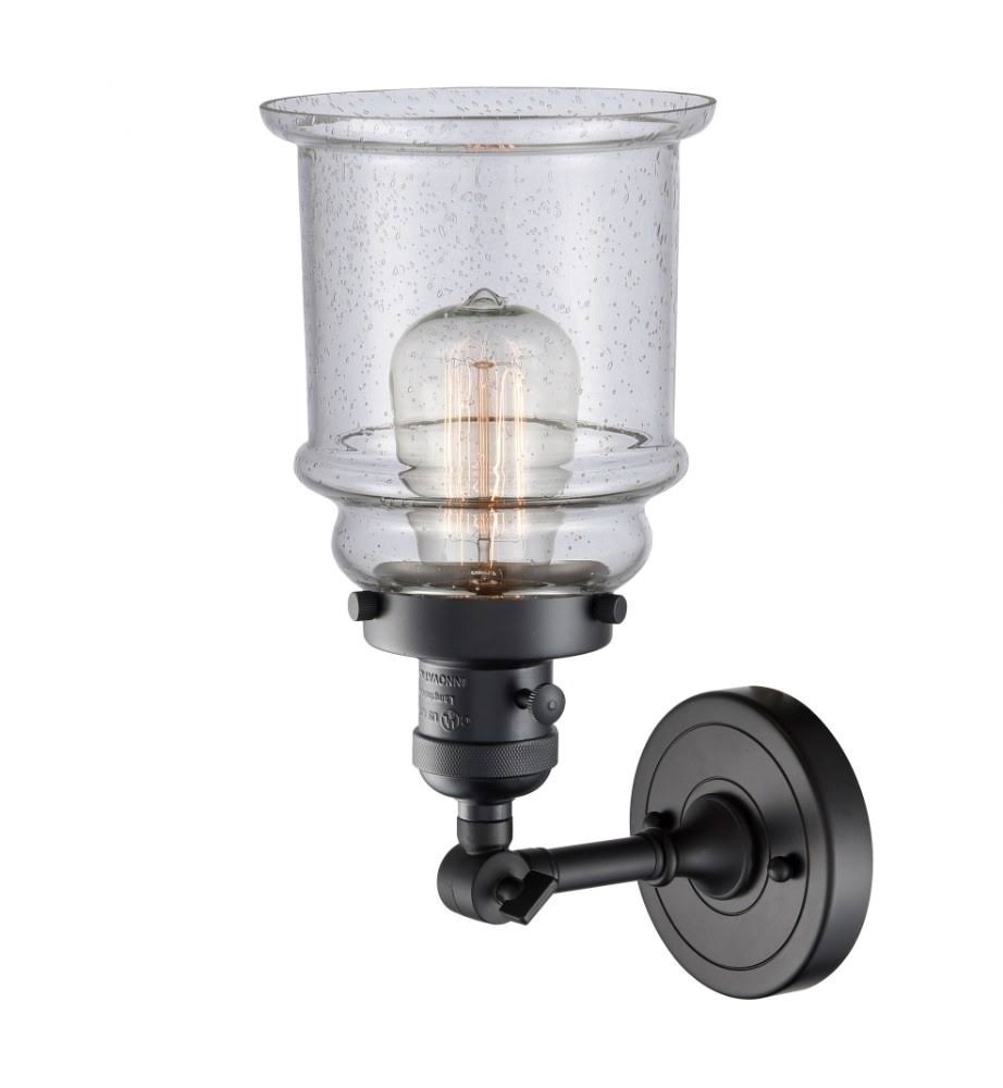 Black 1 Light Sconce B521