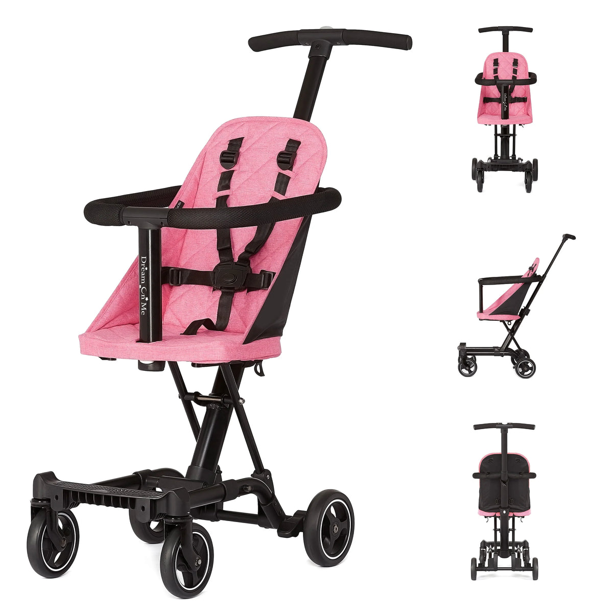 Black Lightweight Compact Travel Stroller K870164