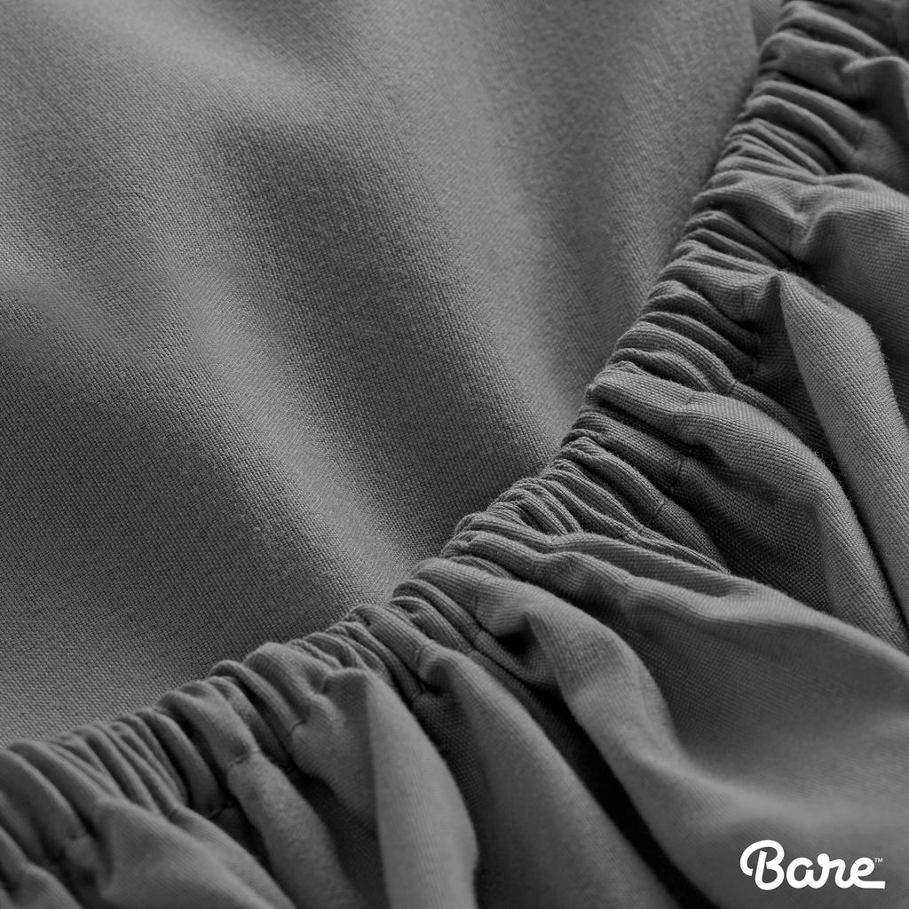5-Pack Microfiber Fitted Bottom Sheets, Deep Pocket - Split King - Taupe F85380