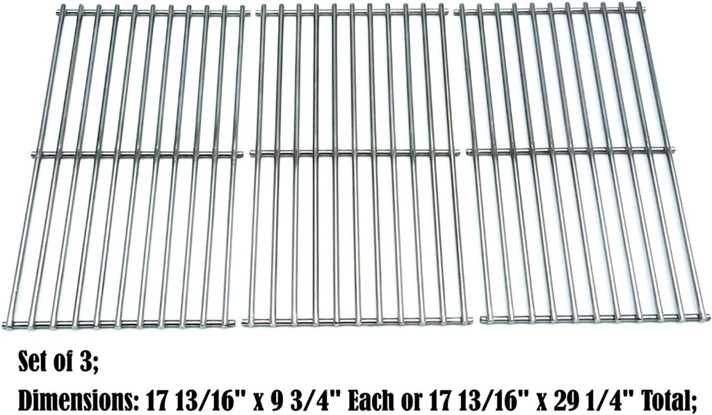 Solid Stainless Steel Cooking Grids Pack of 2 L706649