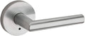Satin Chrome Privacy Door Lever Set with Push Button Lock M51512