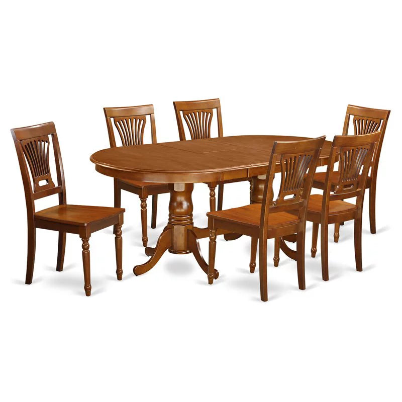 7-piece Wood Dining Table Set B275900