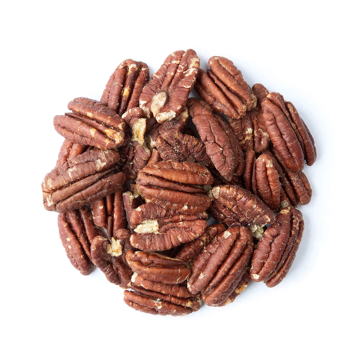 Organic Roasted Pecan Halves with Himalayan Salt, 1 Pound Q421