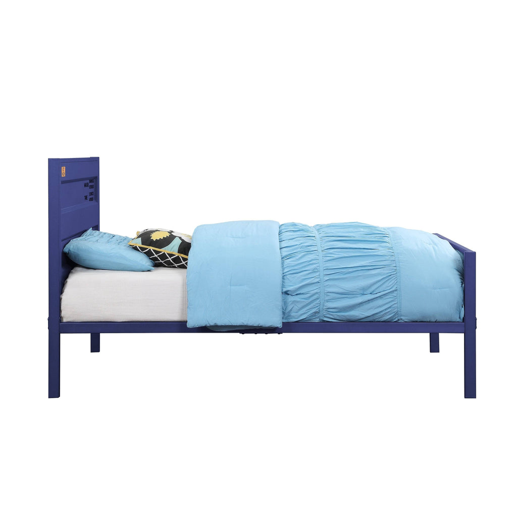 Twin Bed Blue D12531