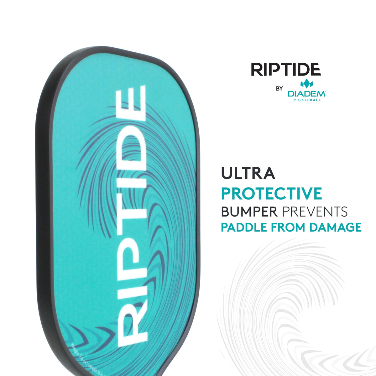 Teal Fiber Pickleball Paddle D9485