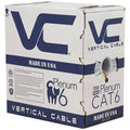 Cat6 Plenum Bulk Ethernet Cable, 1000ft, Orange J157