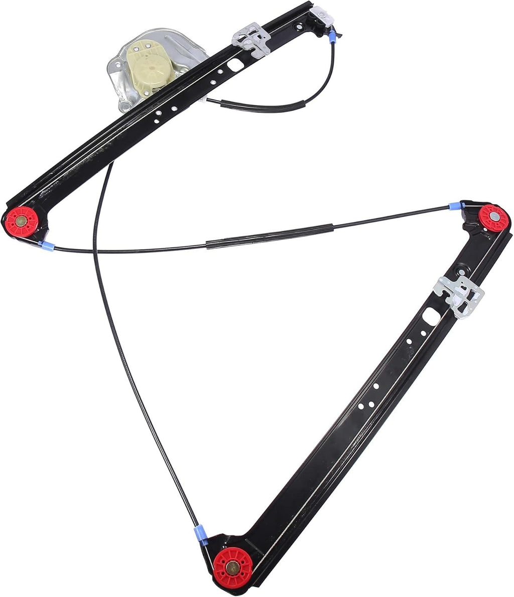Power Window Regulator without Motor for BMW X5 Front Right Passenger Side Pack of 2 Y334945