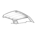 White Fastback Headliner Y96568