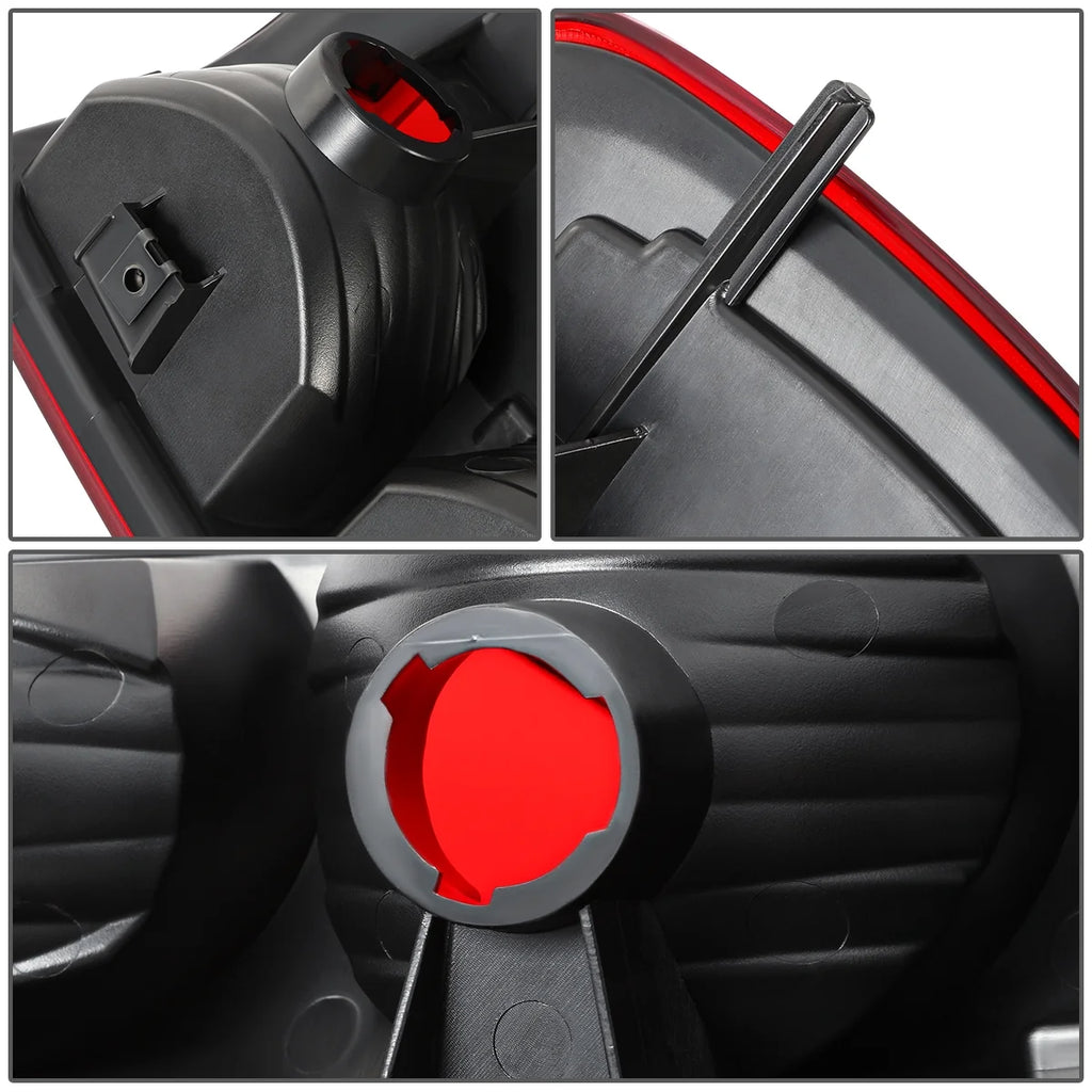 Rear Brake Lamp Tail Lights Red Lens Left Side C760