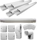 Decorative PVC Wide Line Cover Kit for Mini Split Air Conditioners and Heat Pumps L518