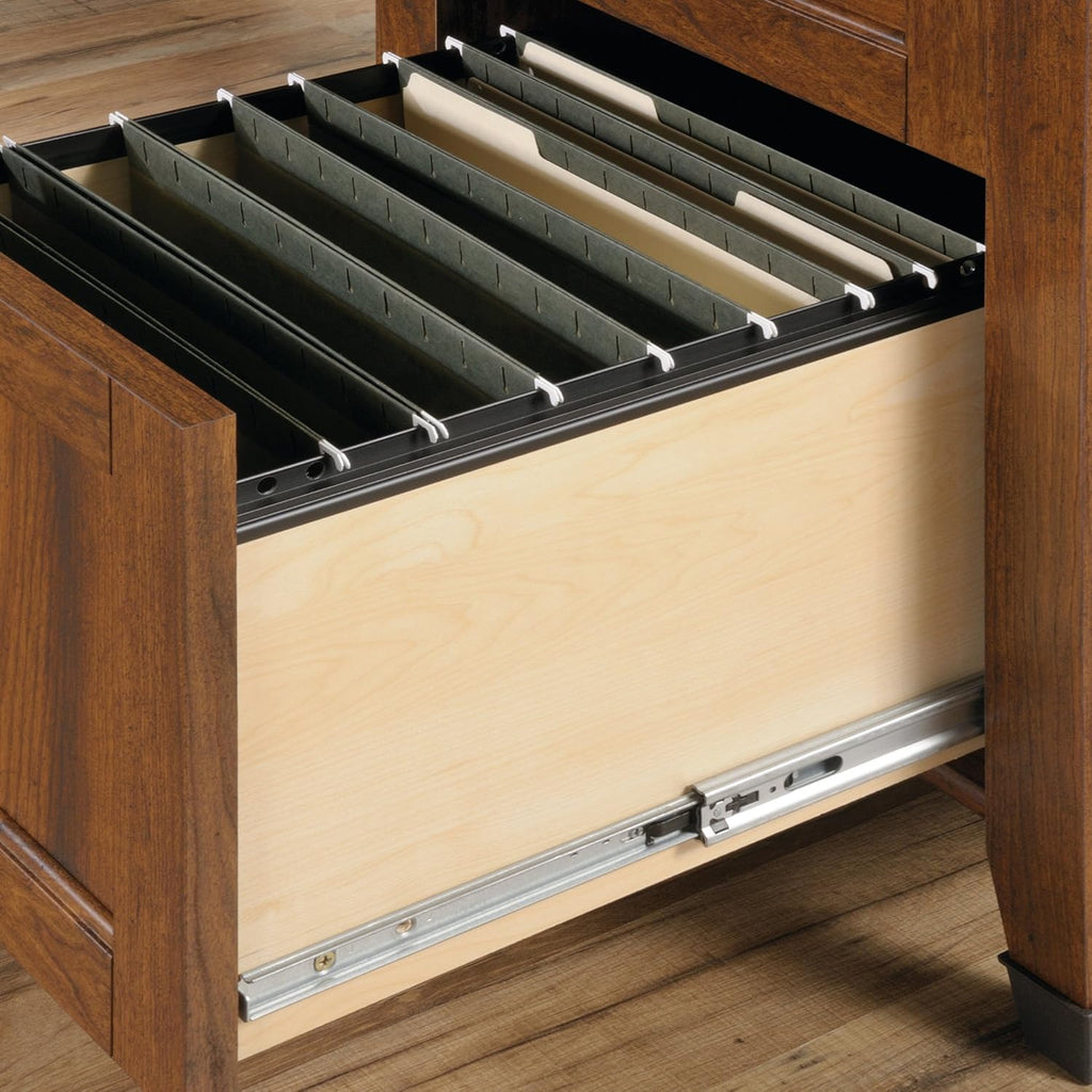 Corner Computer Desk, Washington Cherry finish F914414