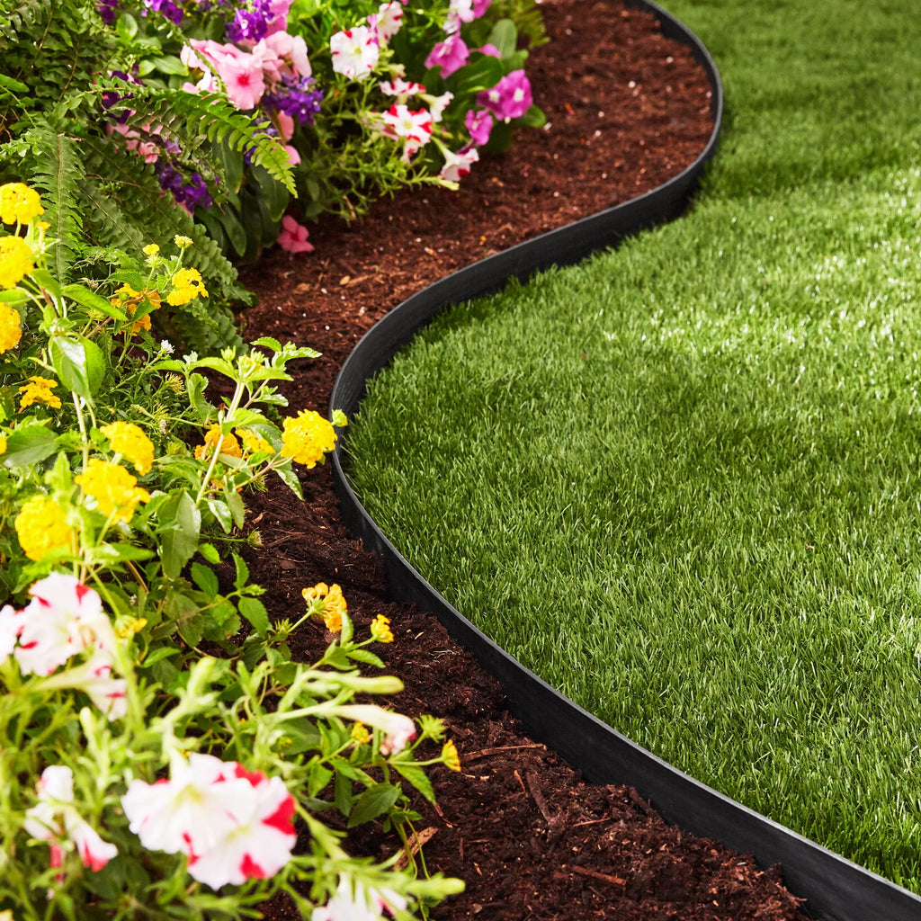 2-inch Tall 30-ft Plastic Black Landscape Edging O415
