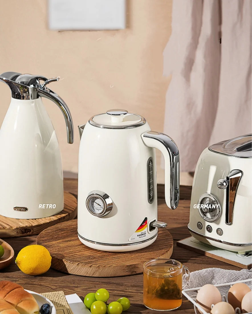 1.7L Stainless Steel Kettle with Temperature Gauge T867296