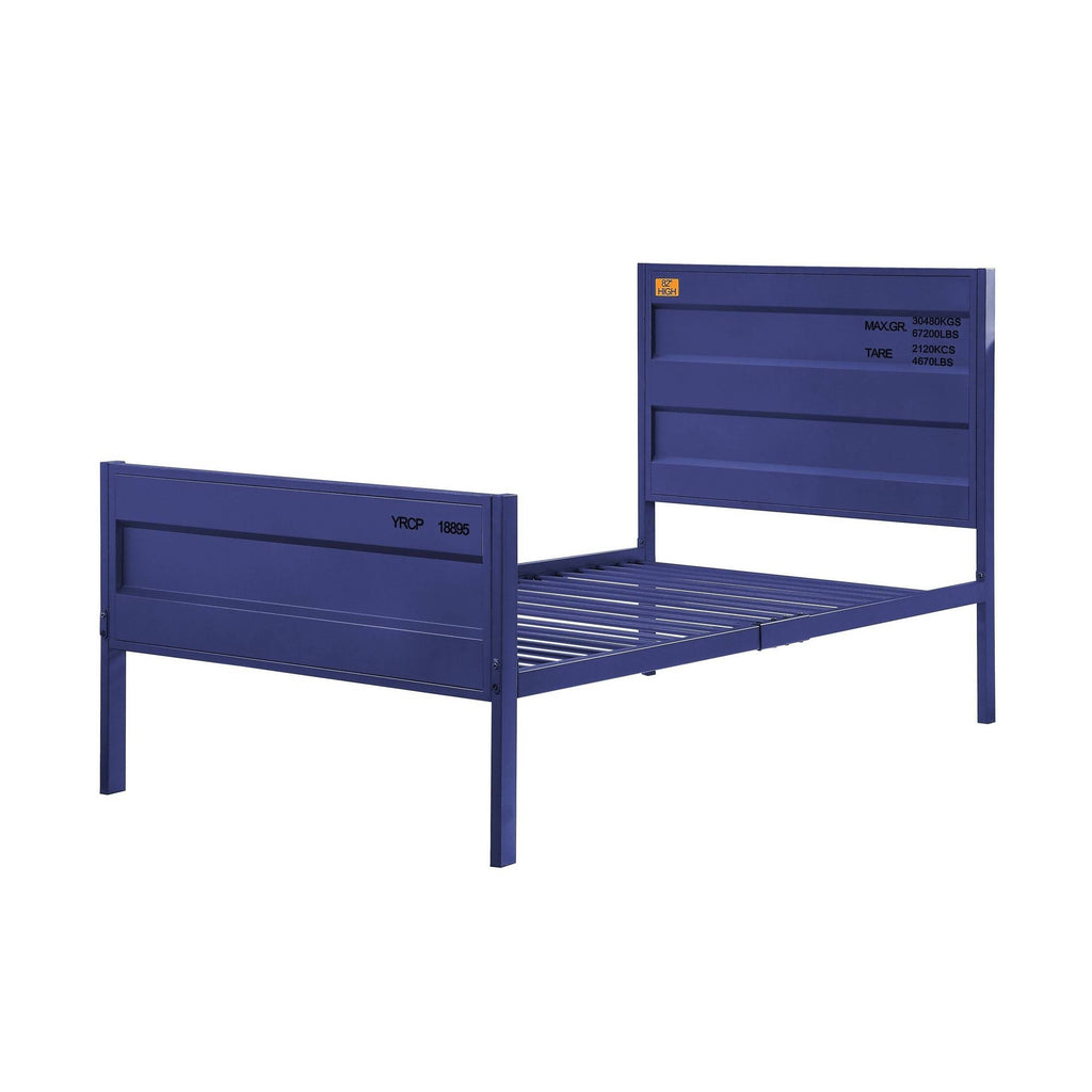 Twin Bed Blue D12531