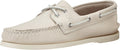 White 2-Eye Boat Shoe V1302
