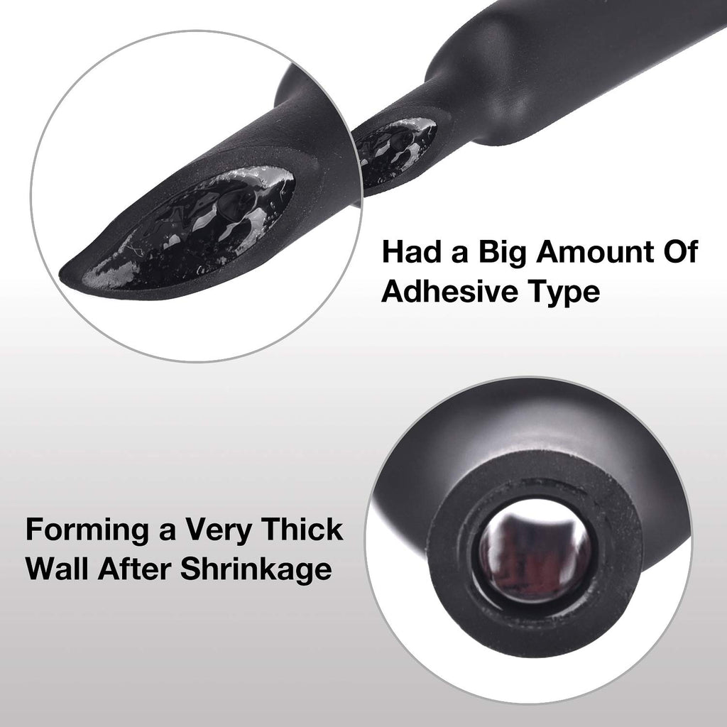 3/4 Inch 4 Ft Black Adhesive Lined Heat Shrink Tubing W873