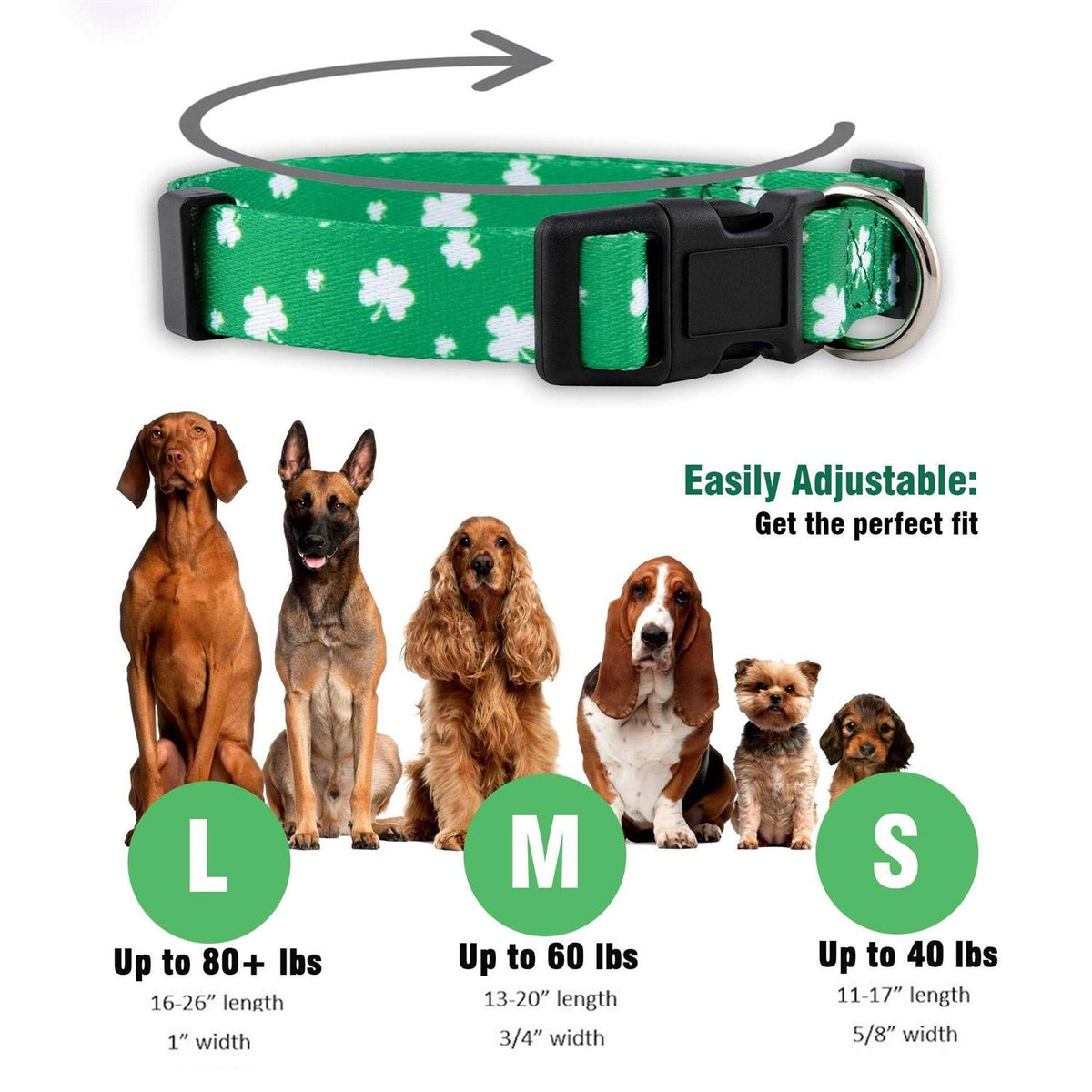 St Patricks Day Dog Collars Q34477