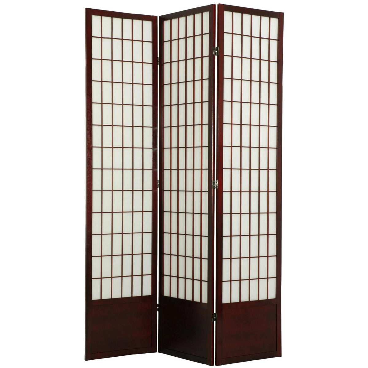 6 Panel Rosewood Shoji Screen Y45492