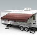 Heavy Duty Weatherproof Vinyl RV Awning Fabric Replacement 12' E673