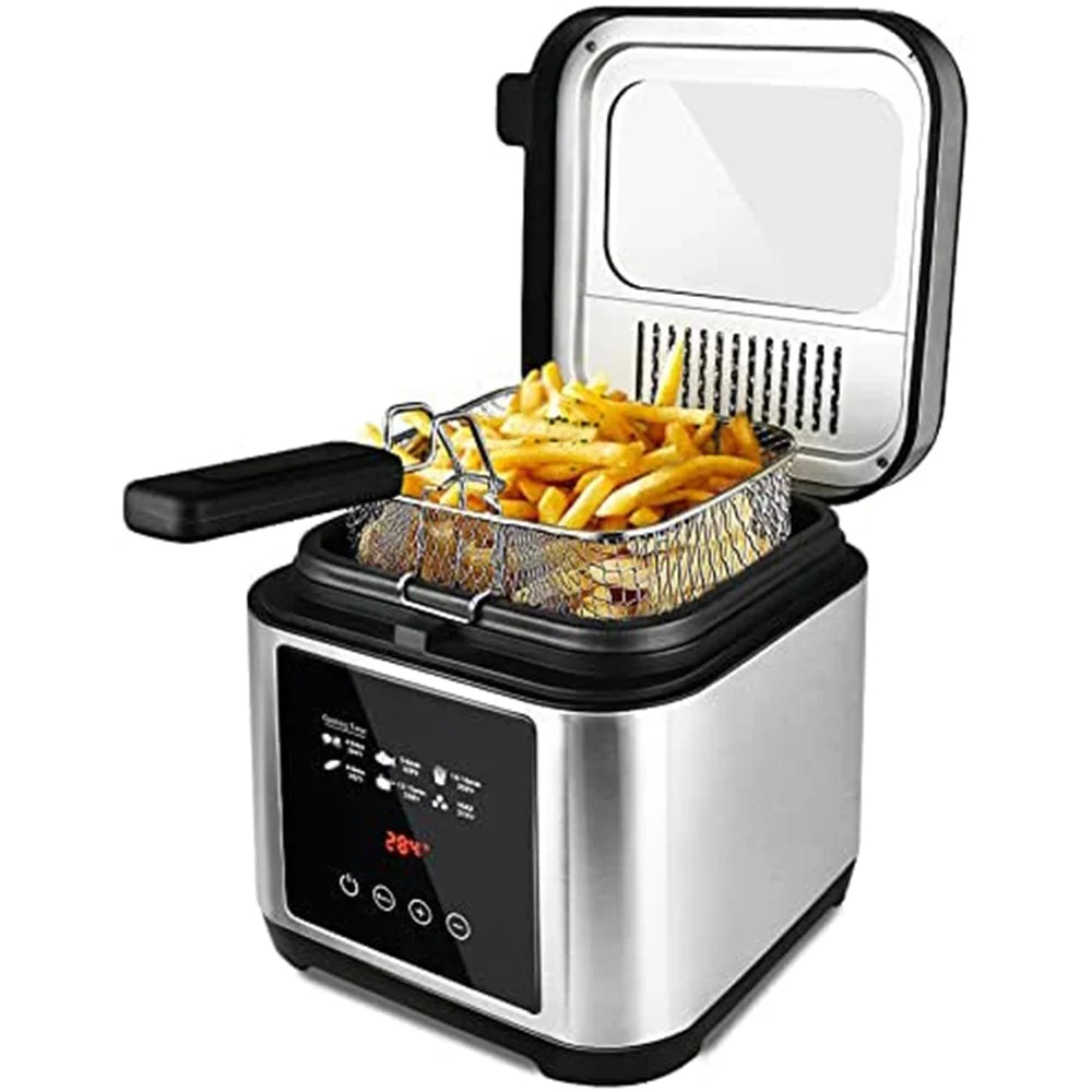 Stainless Steel Electric Deep Fryer with Basket, 2.5l R8707