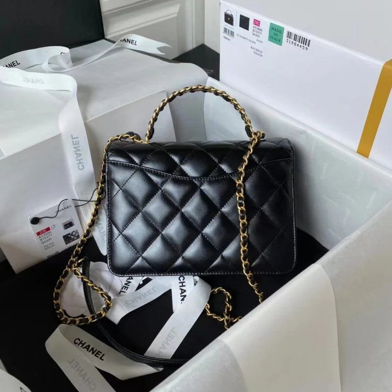 Mini Flap Bag With Top Handle U60668