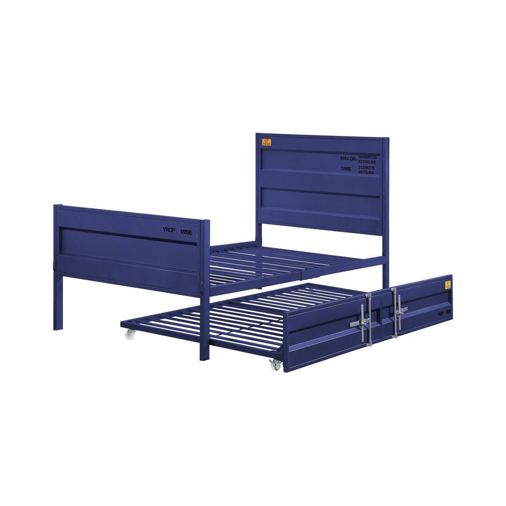 Twin Bed Blue D12531