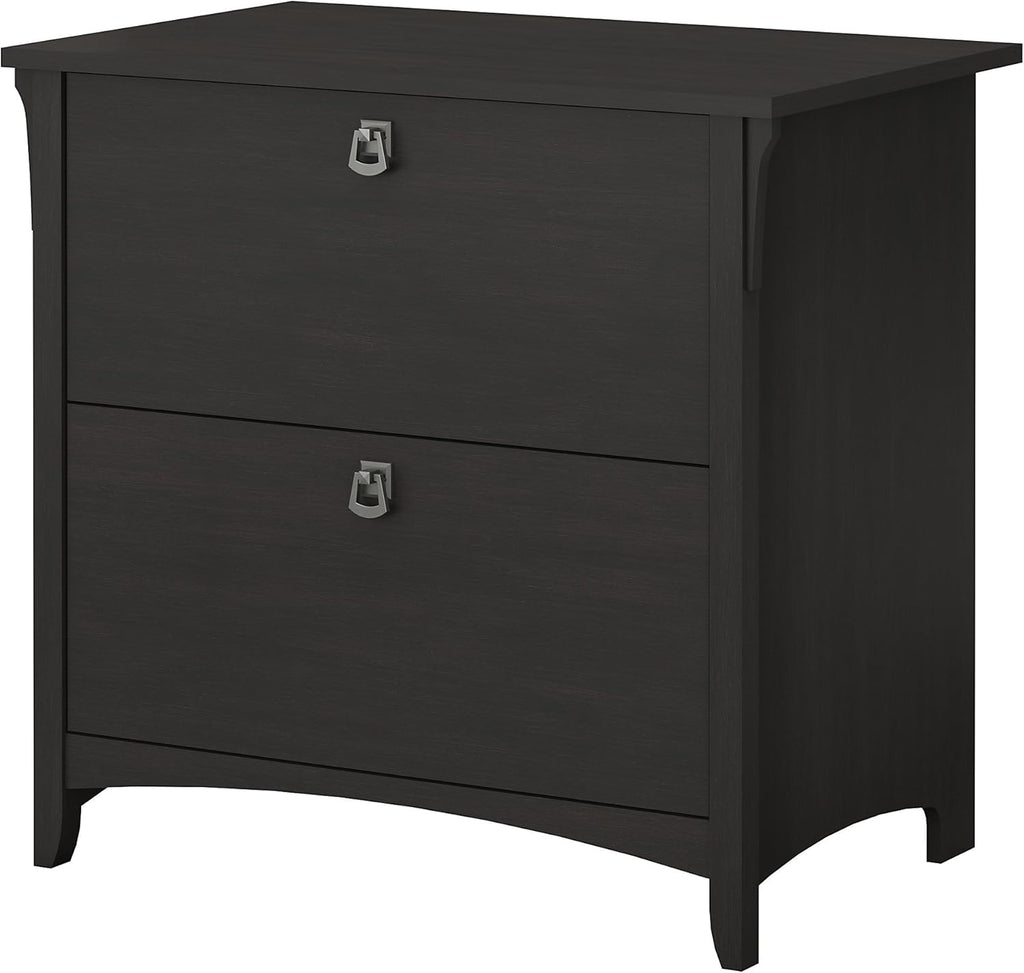 Vintage Black Lateral File Cabinet D611312