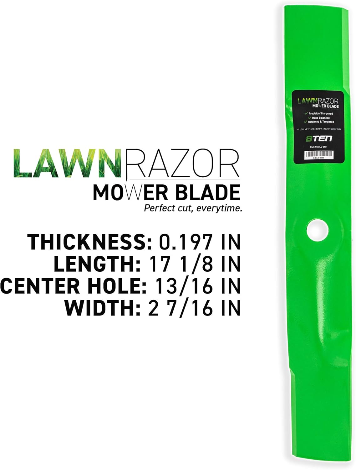 3 Pack Hi Lift Blade for 48 inch Deck K89883