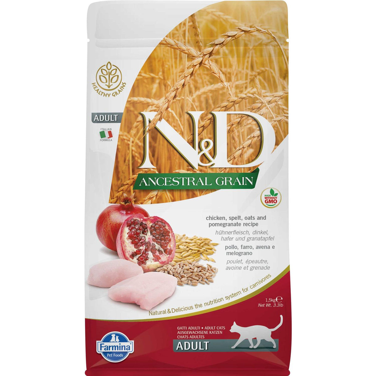 Chicken & Pomegranate Adult Dry Cat Food I446888