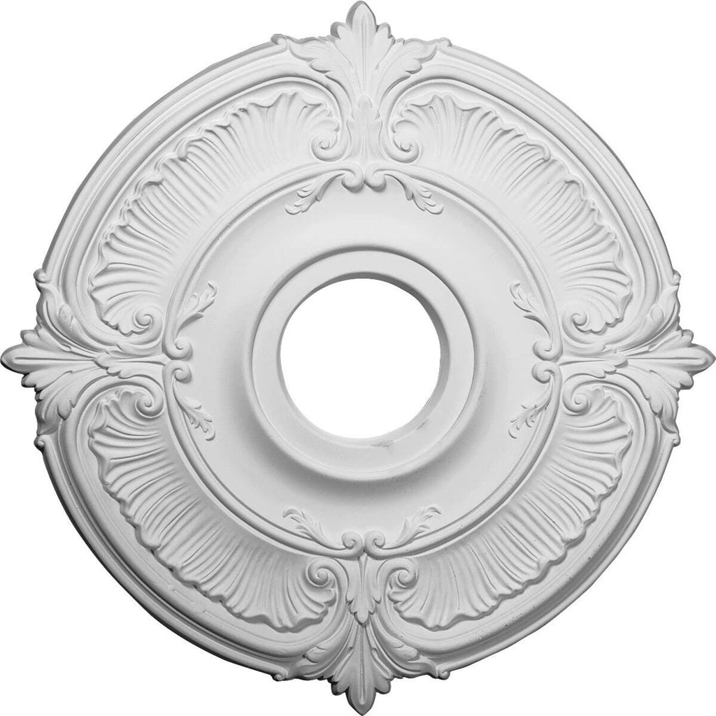 18x22OD x 4x22ID x 5/8x22P Hand-Painted Smokey Topaz Ceiling Medallion N485475