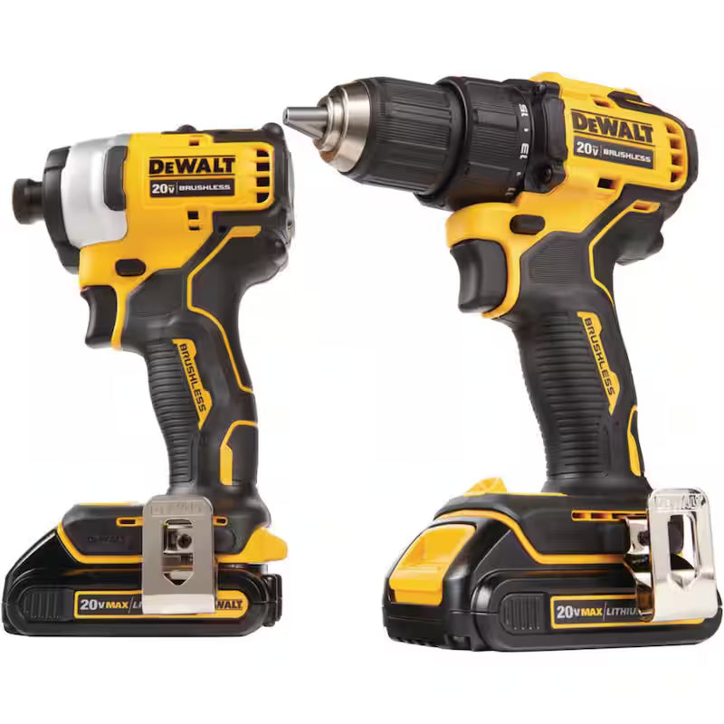 Brushless Cordless Compact Drill/Impact 2 Tool Combo Kit W38501