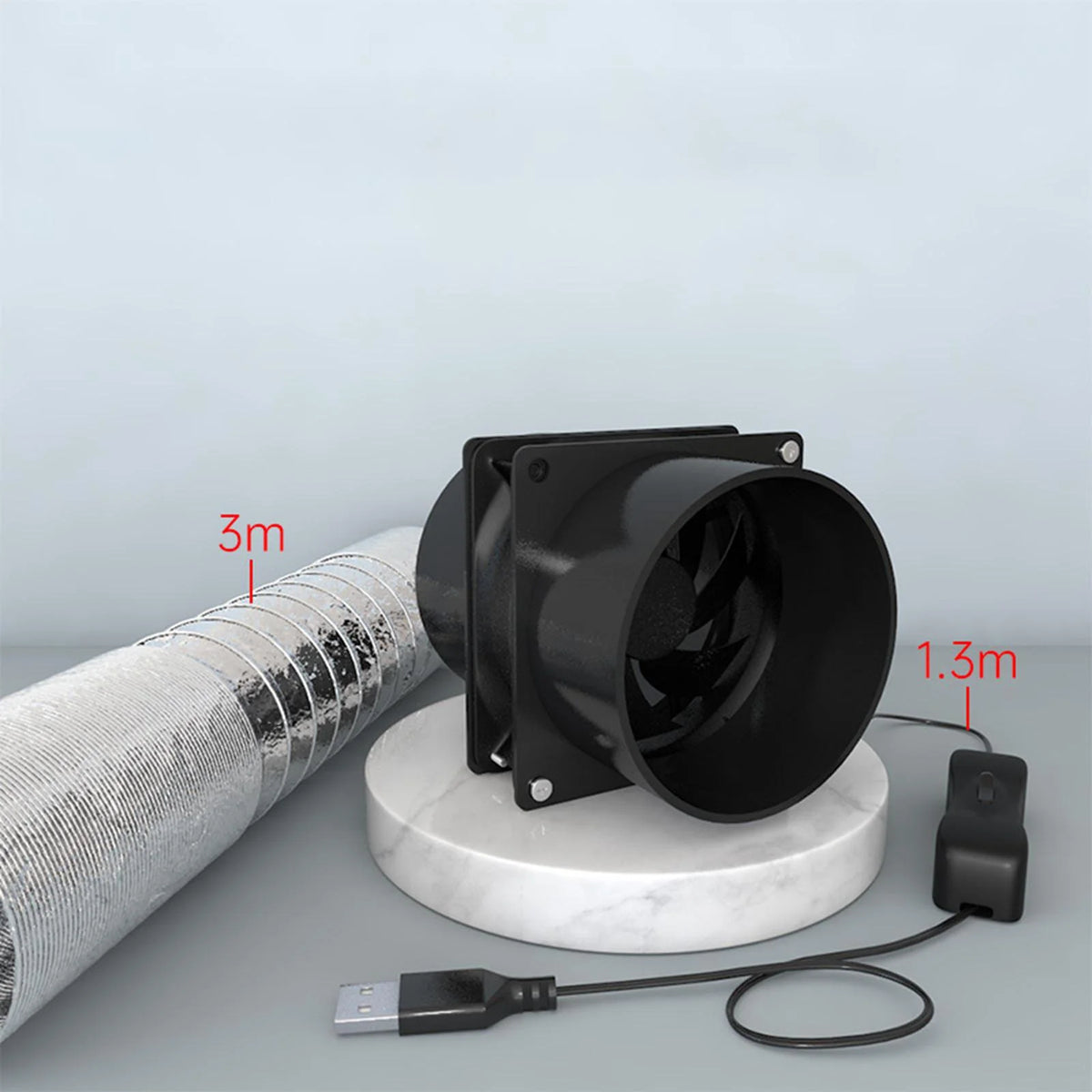 Portable Dual Fan Extractor with 3M Tube V46363