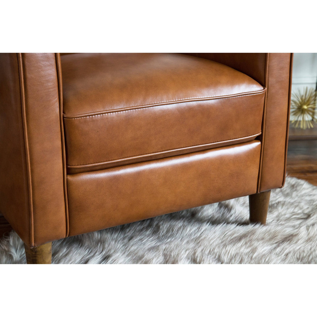 Top Grain Leather Pushback Recliner R17235