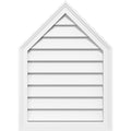 Peaked Top Surface Mount PVC Gable Vent N916142