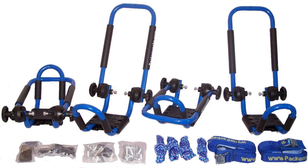 FOLDING KAYAK RACK ROOF TOP AND WALL CARRIER BUNDLE E190806
