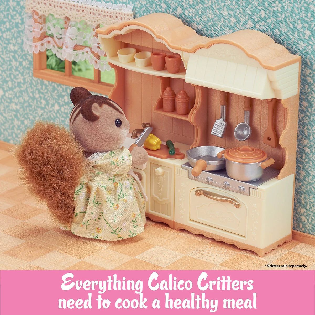 Kitchen Playset, Dollhouse Furniture and Accessories D750