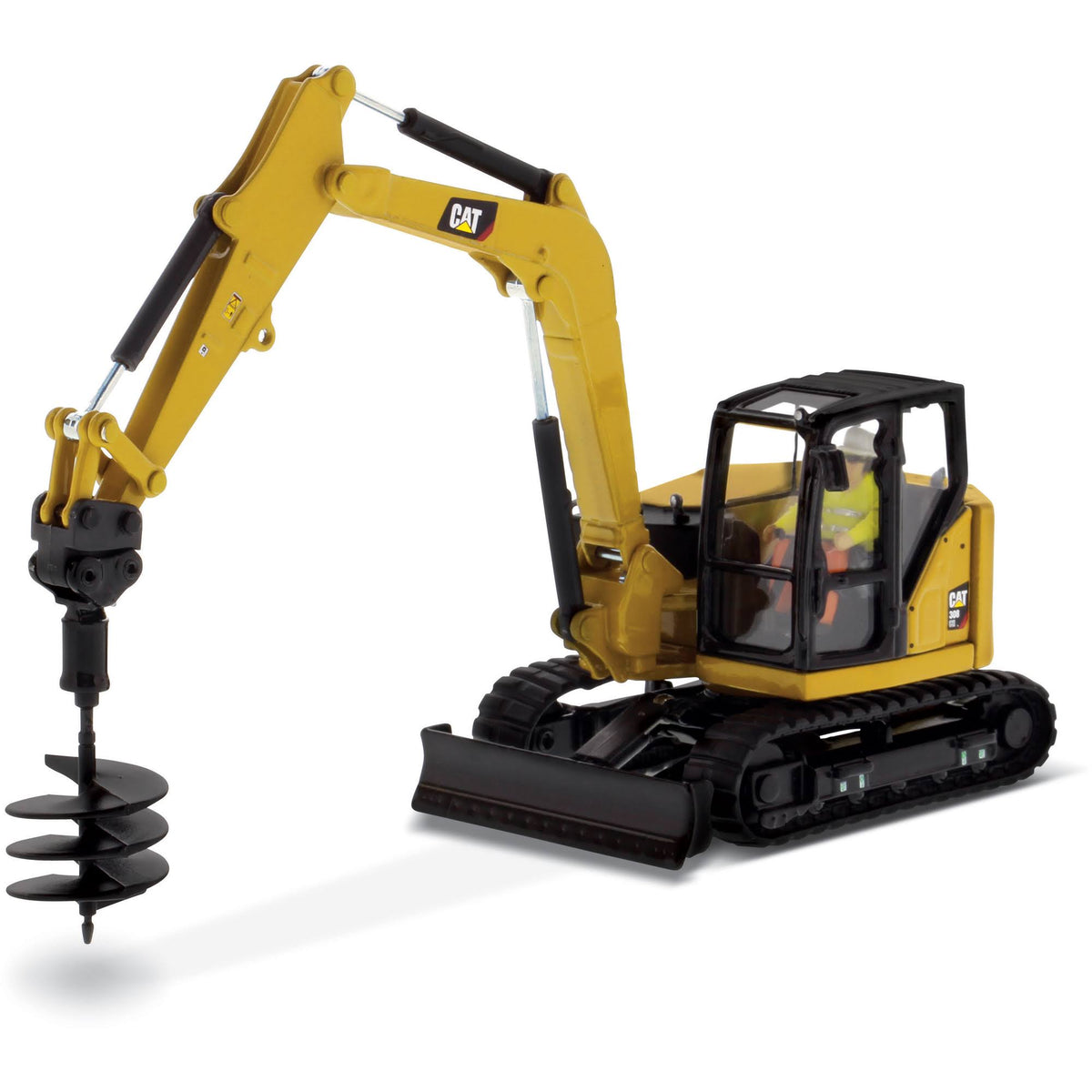 Mini Hydraulic Excavator with Work Tools 1/50 Model D725