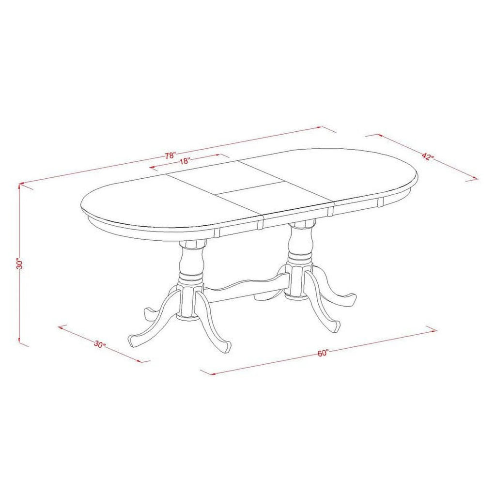 7-piece Wood Dining Table Set B275900