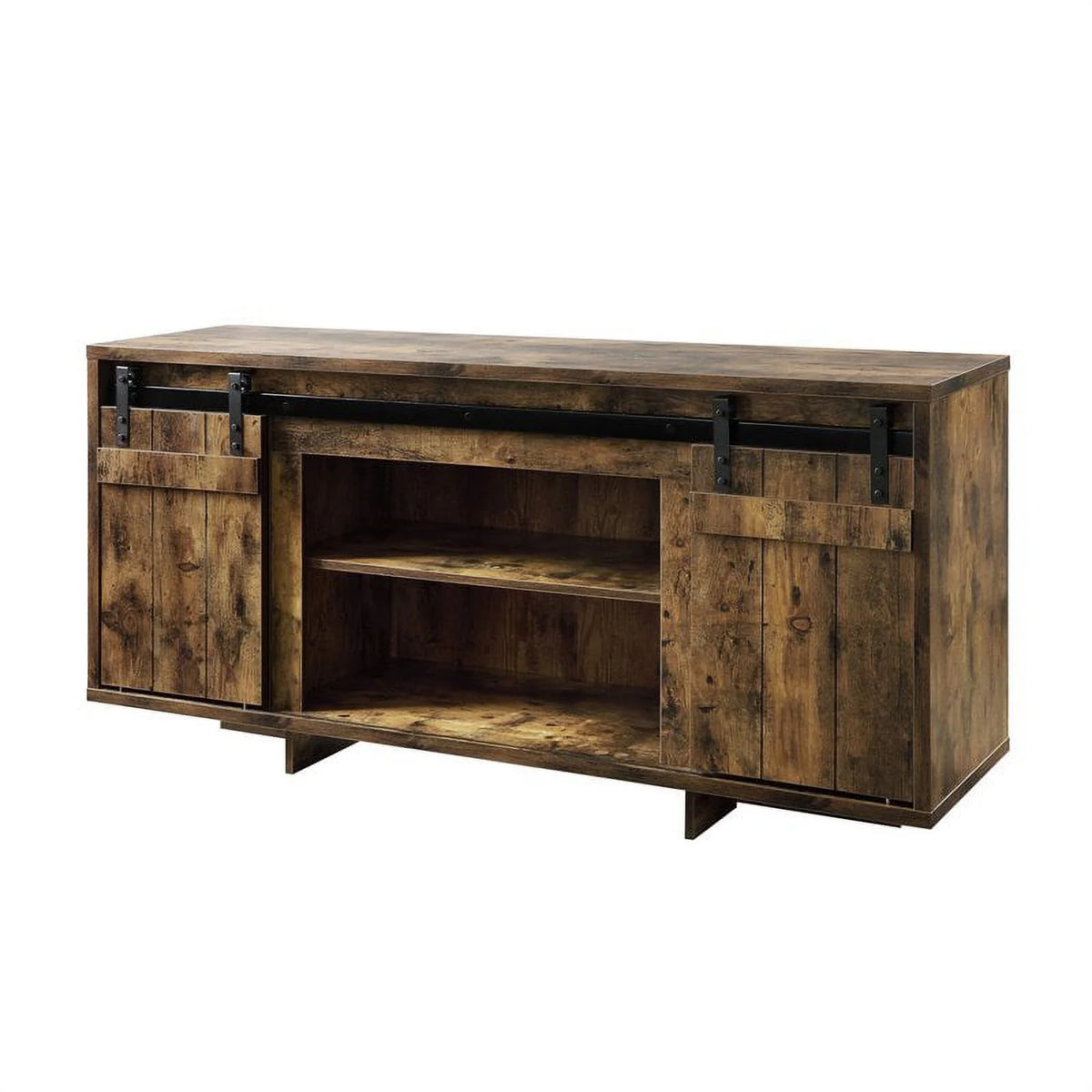 Farmhouse Wood TV Stand Q48582