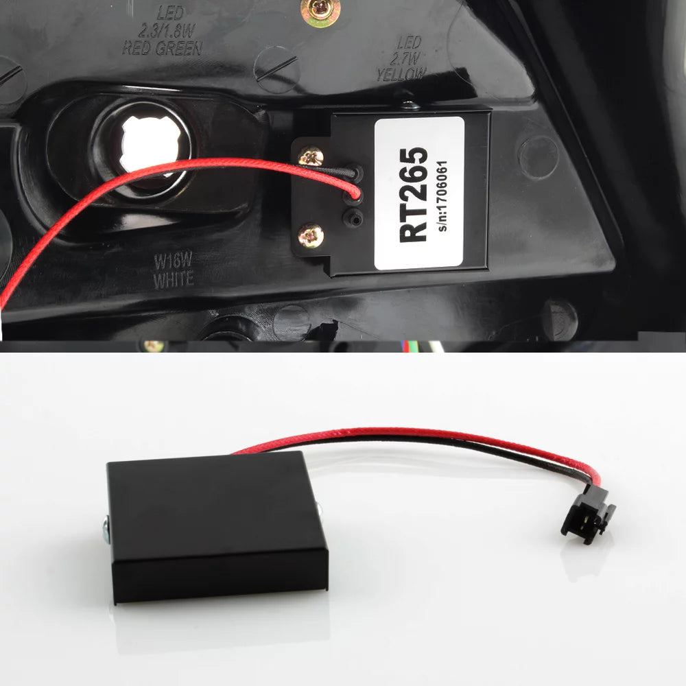 For 2012-2014 Ford Focus Hatchback LED Tail Lights Left+Right Pair U95042