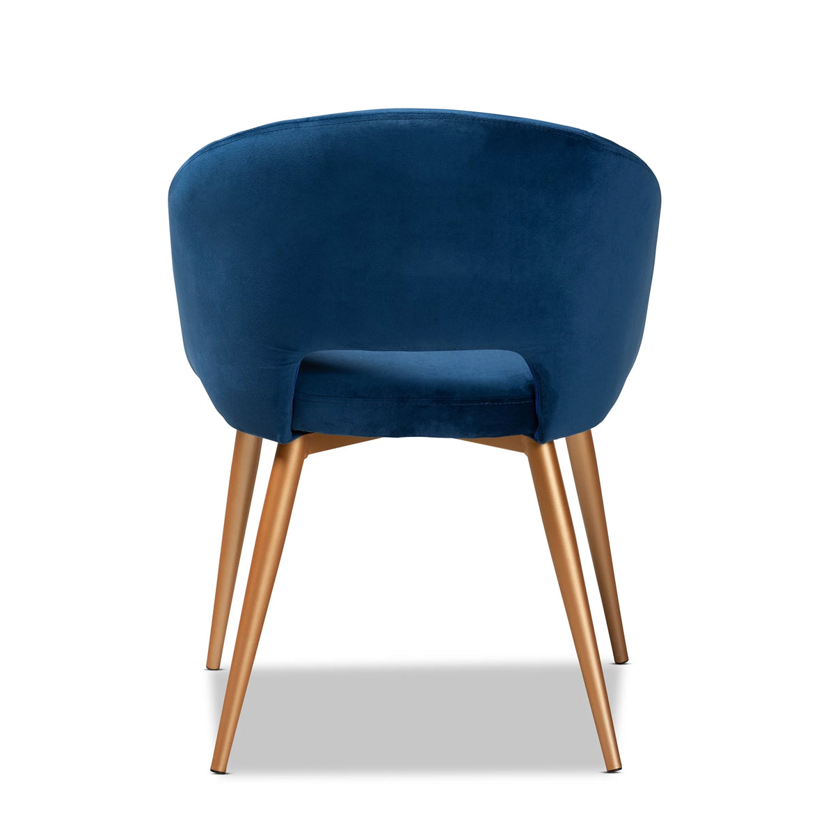 Navy Blue Velvet Upholstered Dining Chair L305