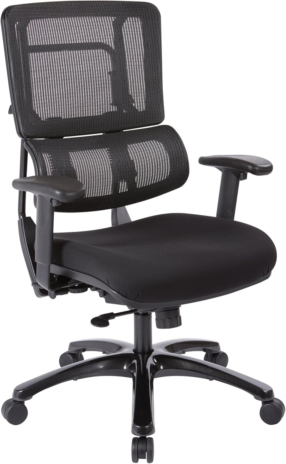 Black Mesh Managers Chair with Adjustable Arms X4106