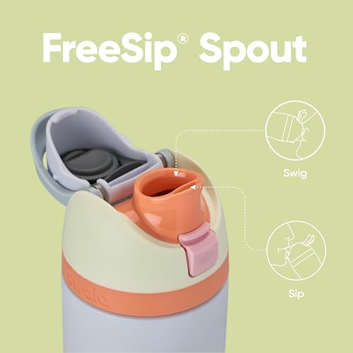 Kids Insulated Stainless Steel Water Bottle with Straw, 16 oz P823885