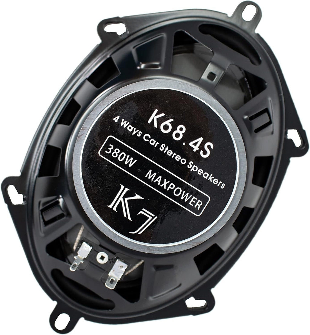 4-Way 380 Watts Coaxial Car Speakers 4 Ohm (4 Speakers) E362295