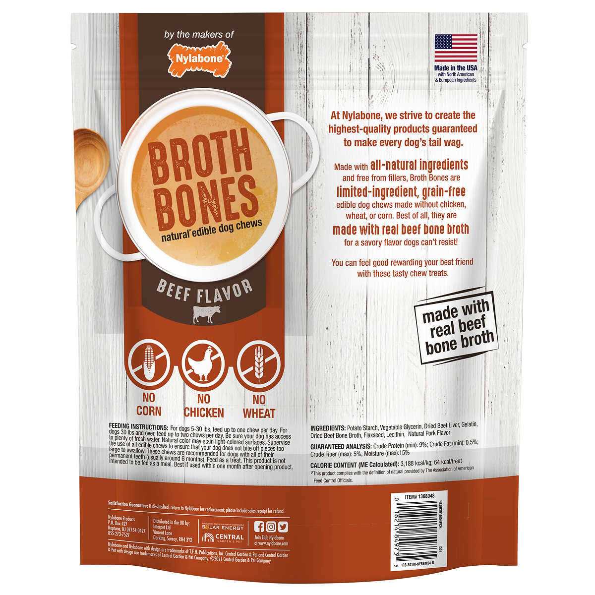 Natural Edible Dog Chews Q143