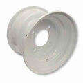 8" Steel ATV Wheel, 5 3/8" Wide, Four 1/2" Bolt Holes on 4" Circle V695