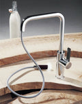 Chrome Single Handle Pull Out Kitchen Faucet W212444