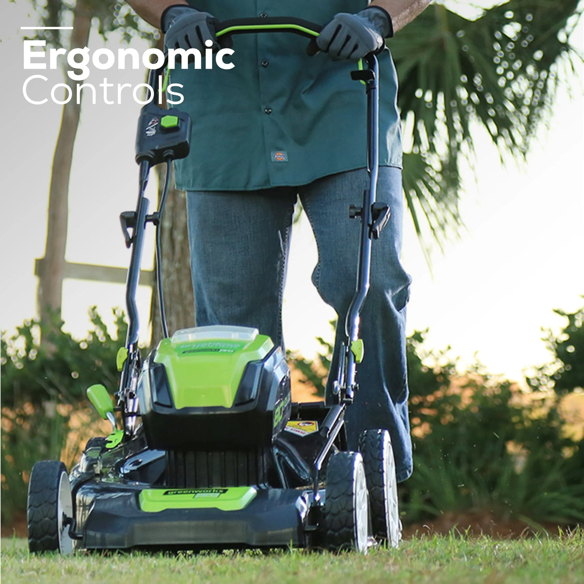 80V 21 Self Propelled Mower 5Ah Battery & Charger E1784
