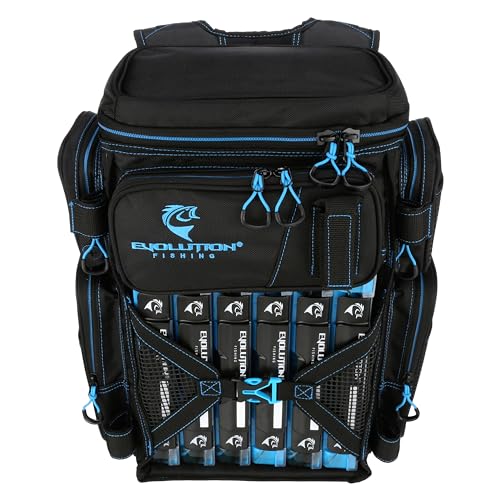 Seafoam 3600 Size Heavy Duty Fishing Tackle Backpack with 6 Trays U608315