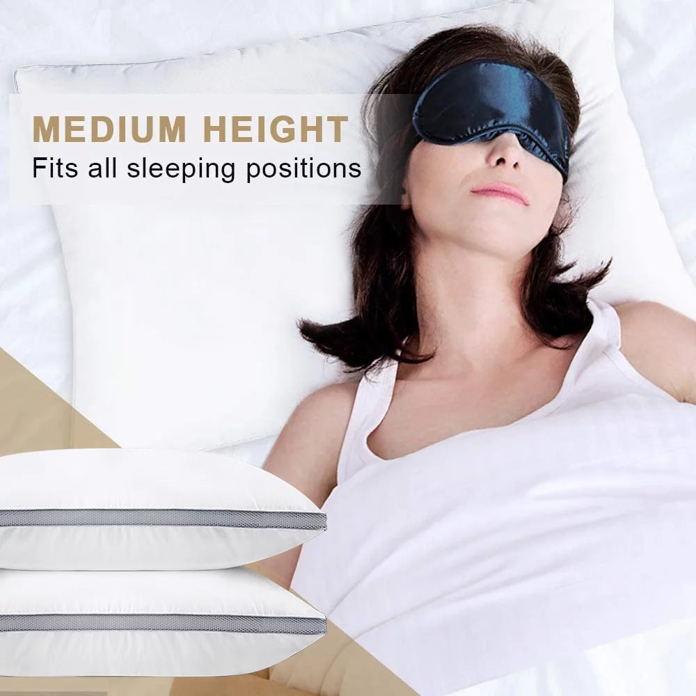 2 Pack Cotton Down Alternative Queen Size Pillows B281396